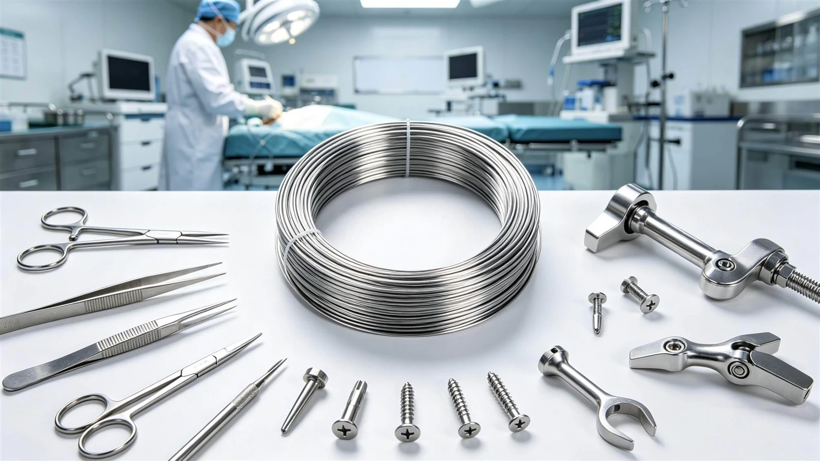 medical titanium alloy wire factory medical titanium alloy wire factory